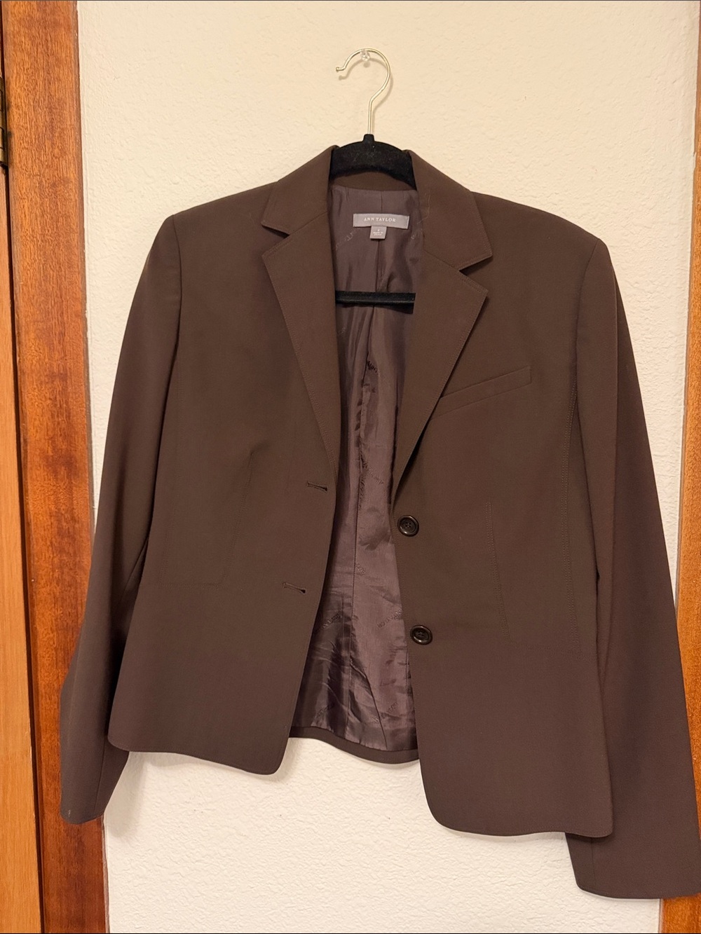Ann Taylor Brown Women's Tailored Blazer